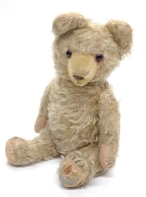 1950's German Long Mohair Bear w/ Growler