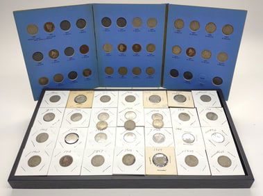 (58) Liberty Head Nickel US Coins & Whitman Book