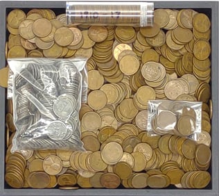 (891) Wheat & Steel Lincoln Pennies