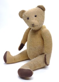 Pre-War American Mohair Bear w/ Shoe Button Eyes