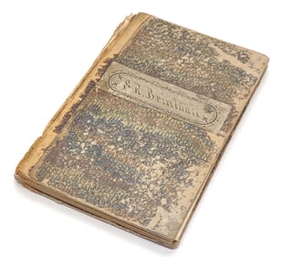 1857 Franklin Fire Society Member Log Book (MA.)