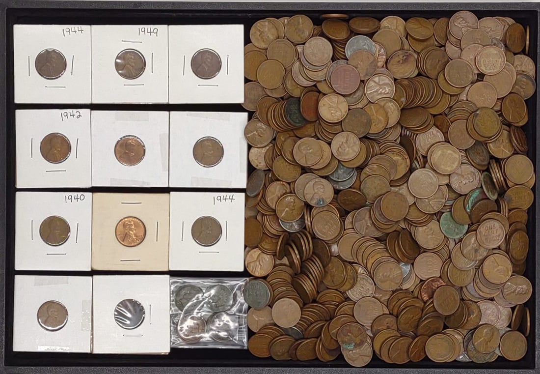 (920) Wheat & Indian Head Pennies (1 of 12)