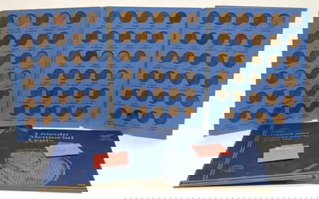 (3) Lincoln Penny Whitman Collection Books (1-3)