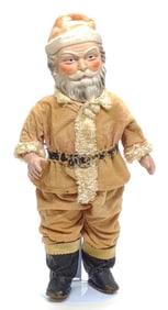 Antique German Composition Santa Doll