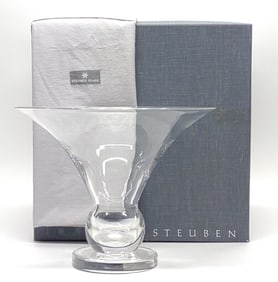 Steuben Heritage Flared Vase by Sidney Waugh