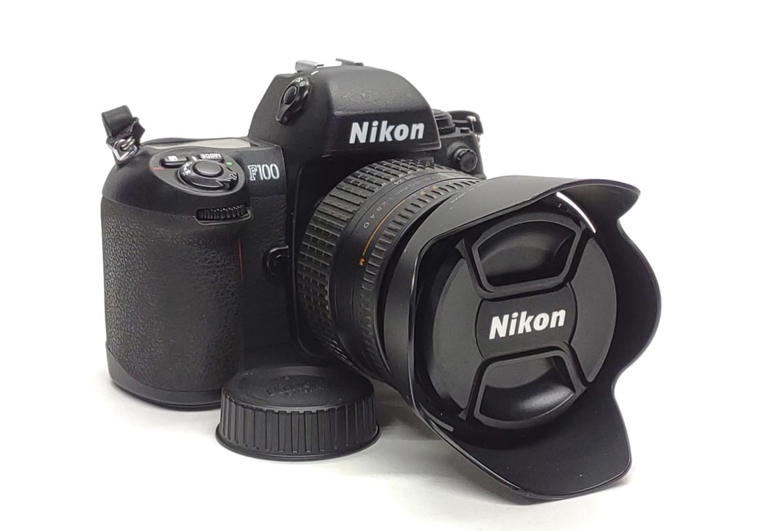 Nikon F100 SLR Camera w/ Lens (works) (1 of 10)