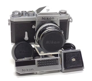 1967 Nikon F Eyelevel Camera w/ Viewfinder & Meter