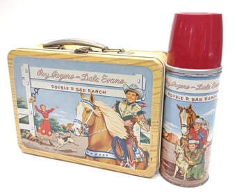1953 Roy Rogers & Dale Evans Lunch Box w/ Thermos