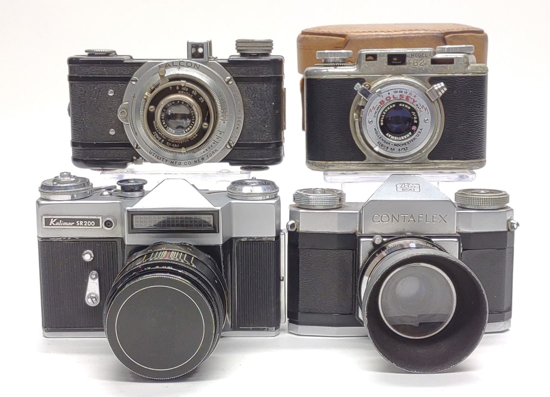 4 Vintage SLR Cameras (1 of 8)