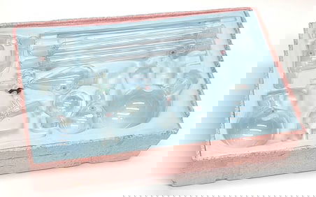 Vintage Ace Glass Mini Kit Lab Set w/ Original Box