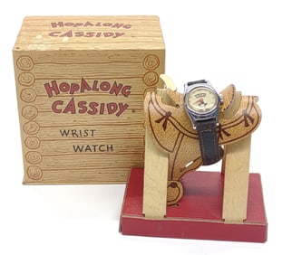 1950 Hopalong Cassidy Wrist Watch w/ Original Box