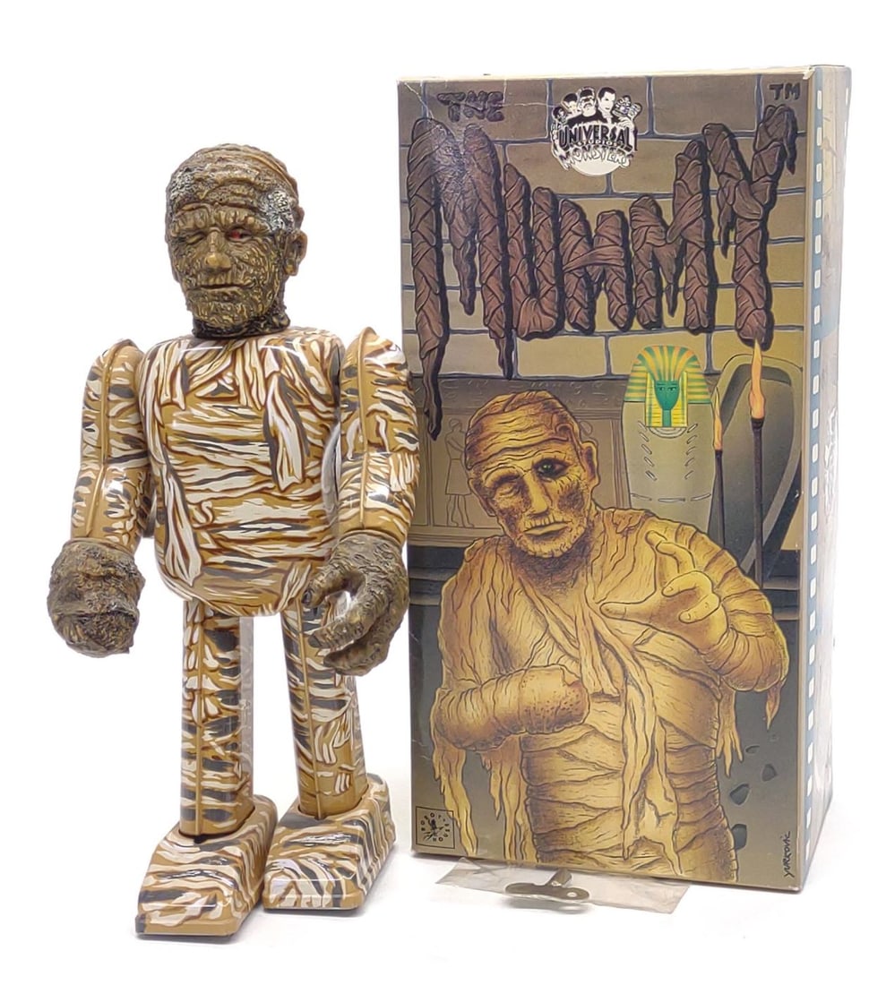 Tin Wind-up Universal Studios The Mummy Toy w/ Box (1 of 9)