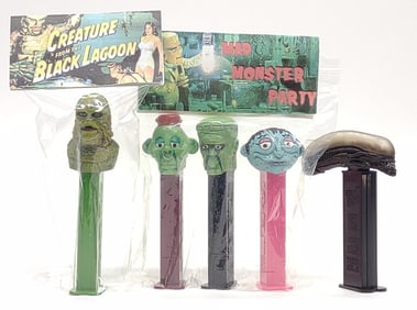 5 Custom Made Horror Movie Monster Pez Dispensers