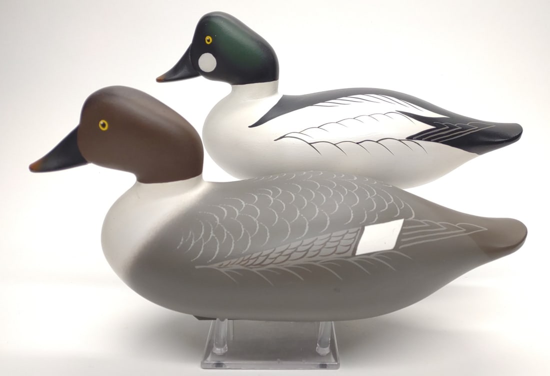 Charlie Bryan Goldeneye Hen & Drake Duck Decoys (1 of 7)