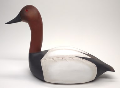 Doug Gates Alert (High Neck) Canvasback Duck Decoy