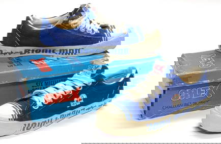 1976 Six Million Dollar Man Bionic Shoes By Chex (1 of 14)