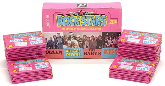 1979 Donruss Rock Stars Card Set w/ Original Box