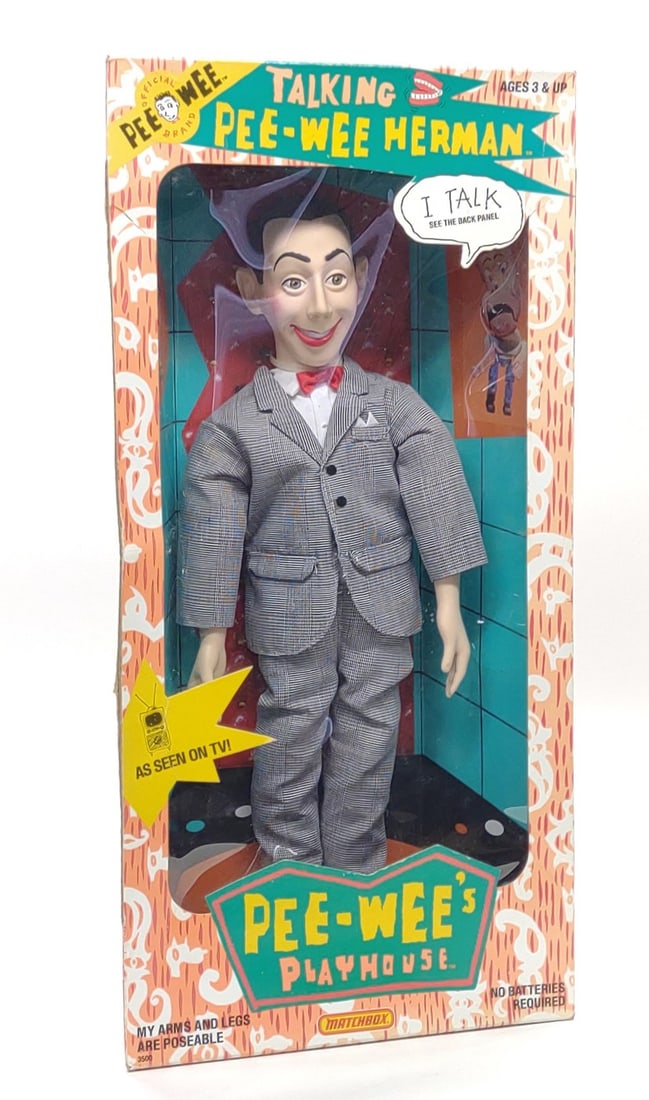 1987 Matchbox Talking Pee-Wee Herman Toy Figure (1 of 9)