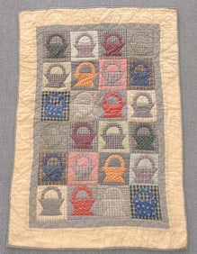 Antique Basket Pattern Quilt