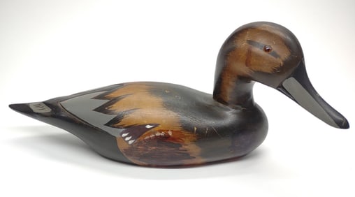 Folk Art Style Mallard Hen Duck Decoy