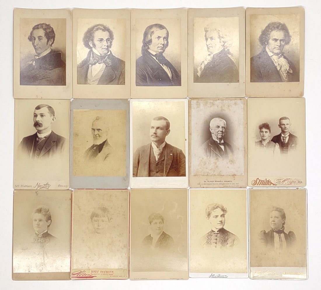 15 Antique Cabinet Cards Of Prominent Figures (1 of 9)