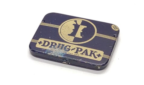 Vintage Drug-Pak Condom Tin