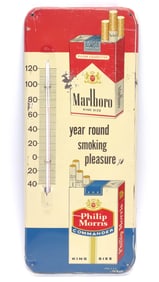 Marlboro & Phillip Morris Advertising Thermometer