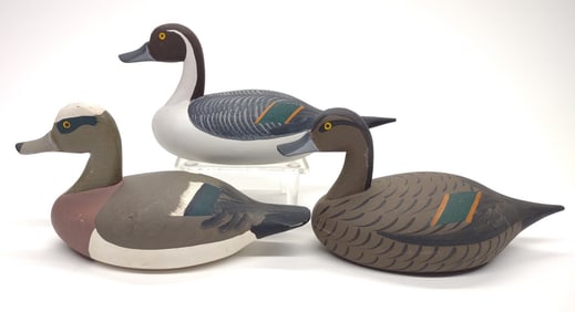 3 Capt. Roger Urie & Jess Urie Miniature Decoys