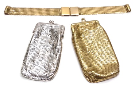 Art Deco Mesh Flapper Purses & Belt