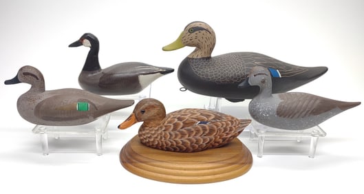 5 Miniature Decoys (Steiner Pierce, Bob Jobes...)