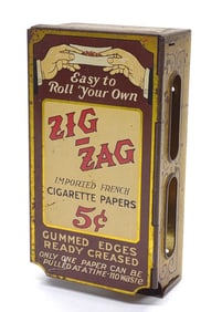 Vintage Zig Zag Cigarette Rolling Paper dispenser