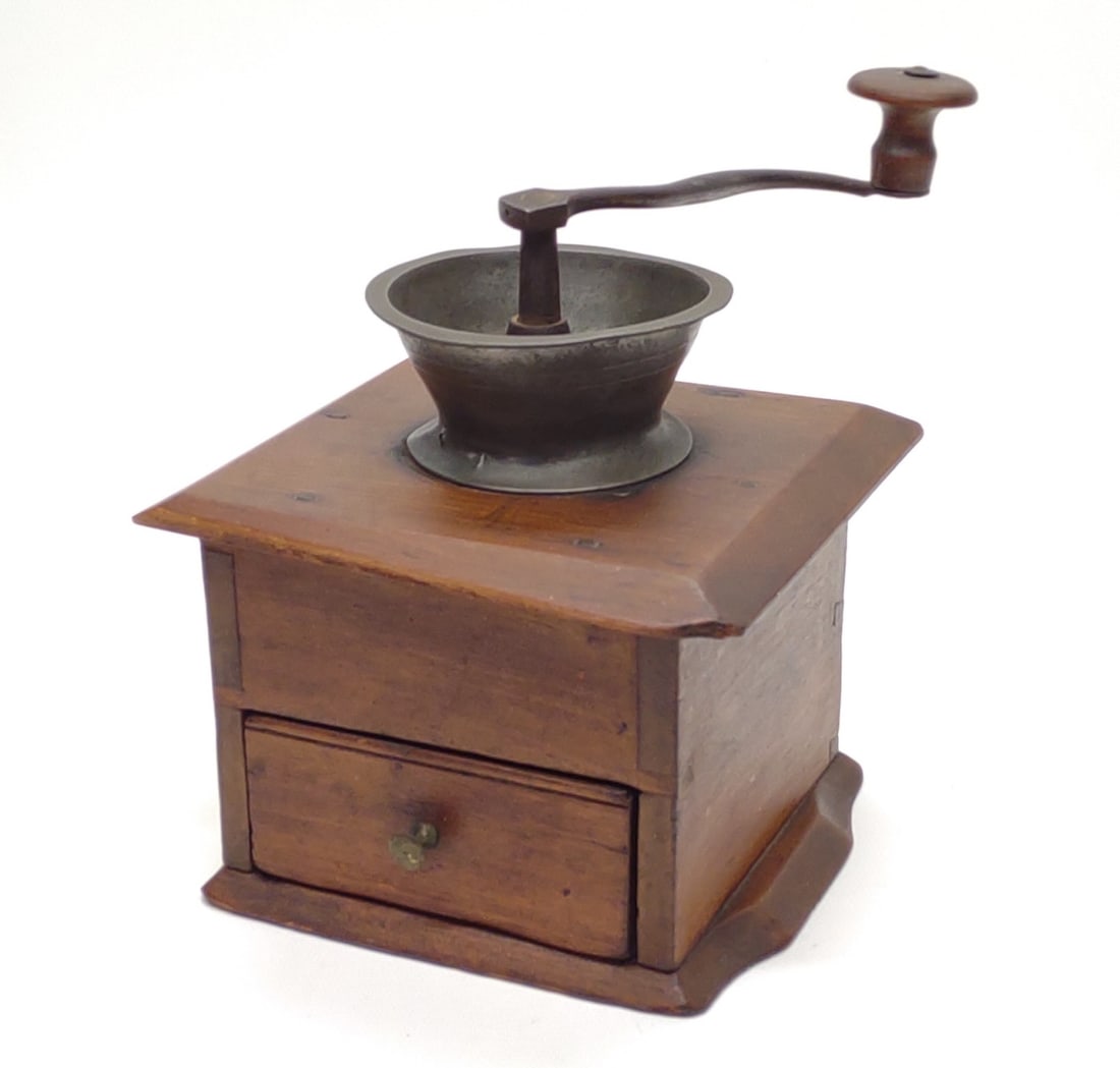 19th C. Dovetail Coffee Grinder / Mill (1 of 7)