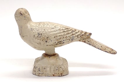 Antique Cast Iron Bird Doorstop / Finial
