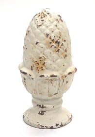 Cast Iron Pinecone Form Finial (6.5" tall)