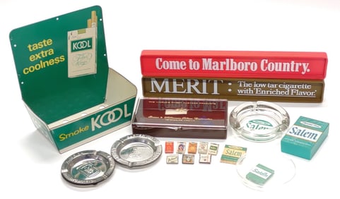 (23) Vintage Tobacco Advertising Items