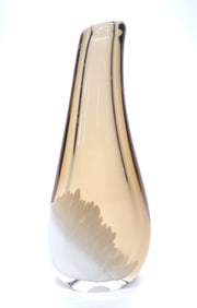 Skrdlovice Art Glass Vase by Ladislav Palecek 11"