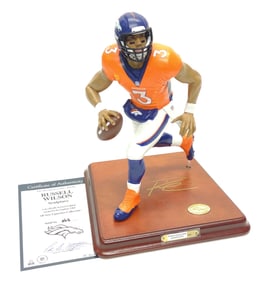 Broncos Russell Wilson Football Player Figurine
