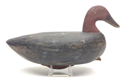Early Currituck NC Canvasback Drake Duck Decoy