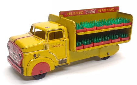 Marx Coca Cola Delivery Truck Pressed Steel Toy