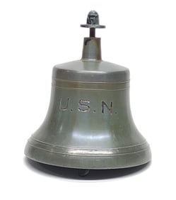 WWII Bronze US Navy Ships Bell