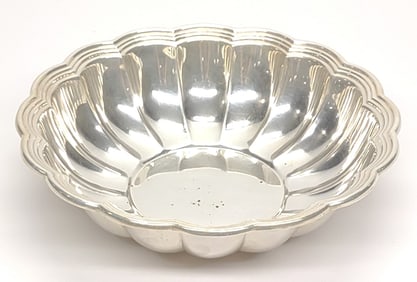 Sterling Silver Gorham 10" Scalloped Serving Bowl