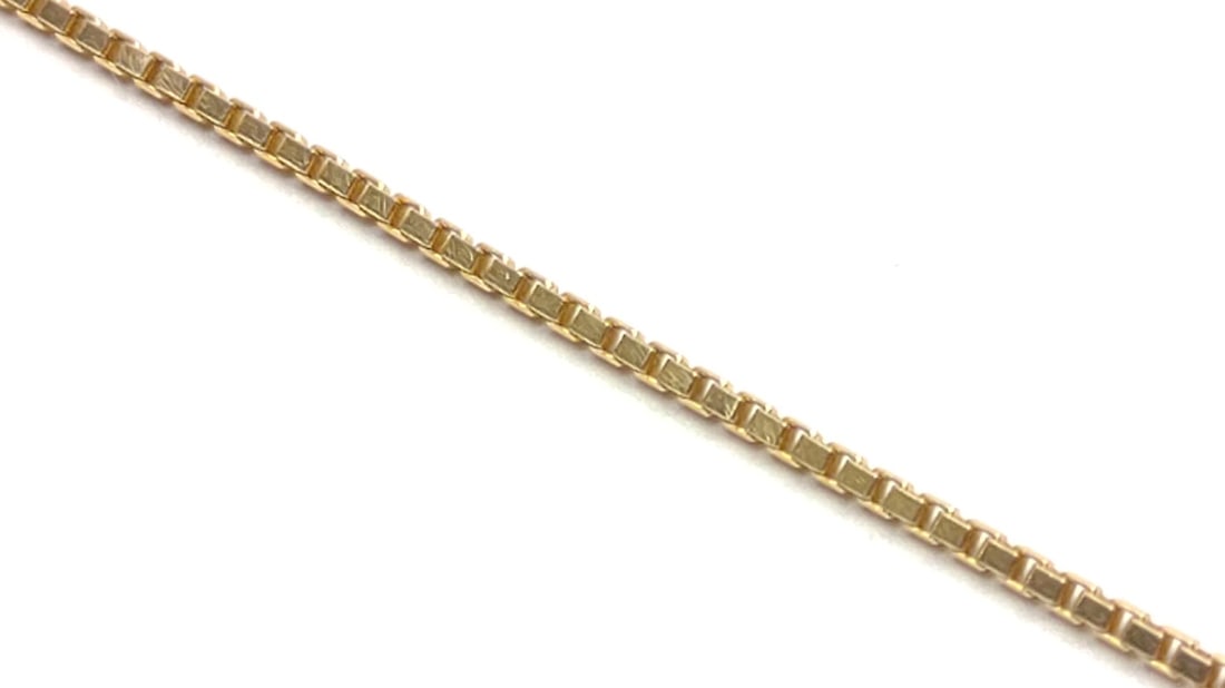 14K Yellow Gold 20" Box Chain Necklace (1 of 8)