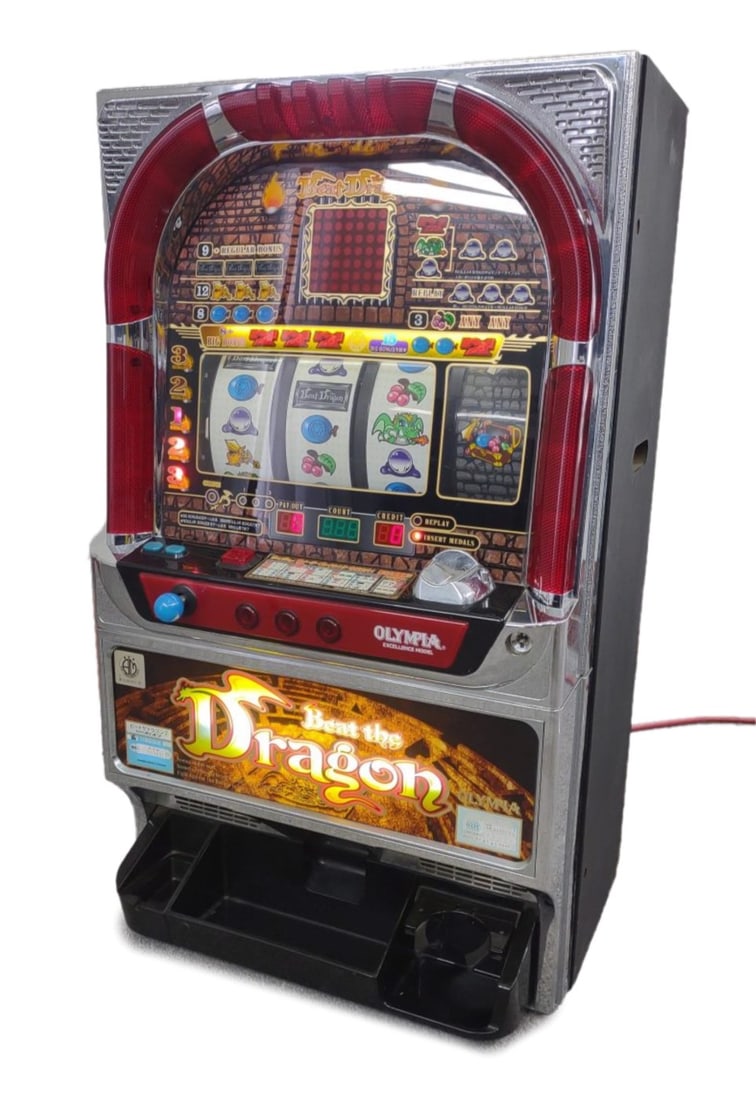 Olympia Beat The Dragon Pachislo Slot Machine (1 of 10)