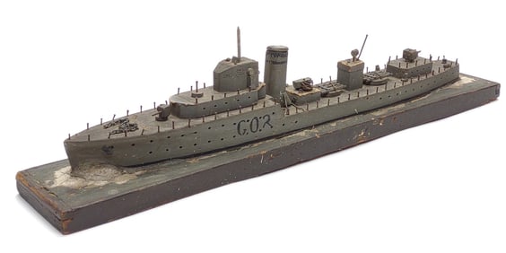 18" WWII HMAS Nestor G02 Destroyer Ship Model