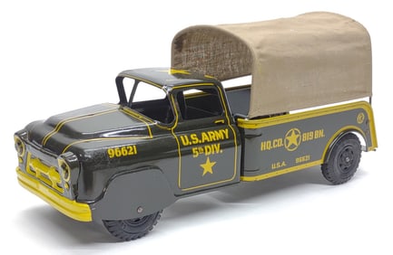 Marx U.S. Army Truck Toy w/ Canvas Top