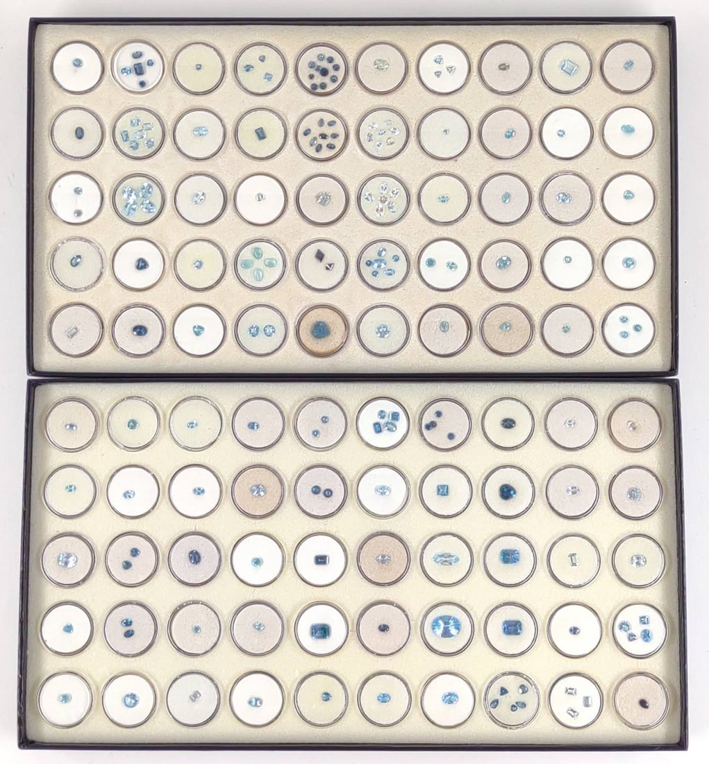 Blue Tone Loose Gemstones (2 Full boxes) (1 of 11)