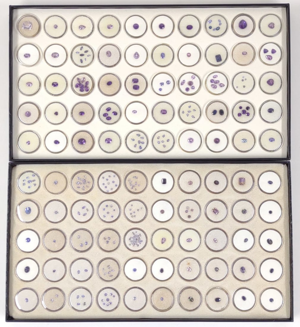 Purple Tone Loose Gemstones (2 Full boxes) (1 of 10)