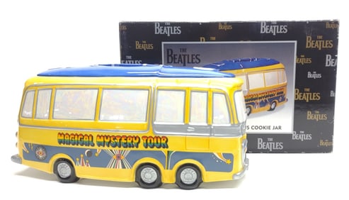 Vandor The Beatles Magical Mystery Bus Cookie Jar