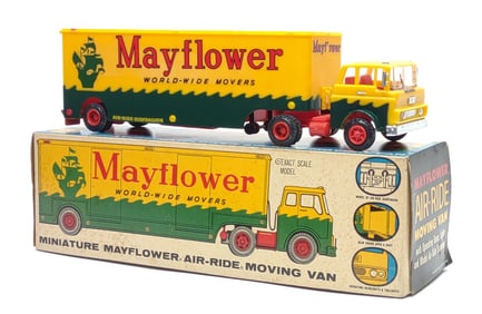 Marx Mayflower Battery Op Moving Truck Toy w/ Box