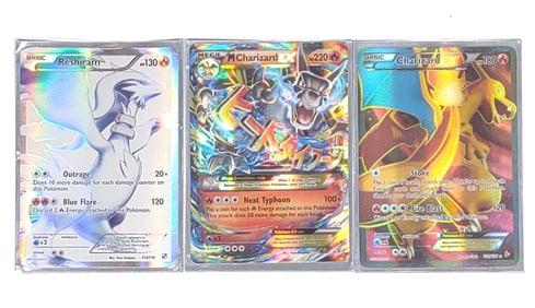 (3) Ultra Rare Holographic Pokemon Cards
